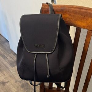 Coach Vintage 90s  Microfiber Backpack Black style number J8N-6205